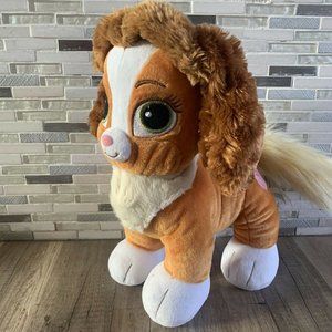 Build a Bear Disney Palace Pets Teacup 12" Plush Dog Princess Belle Puppy BAB